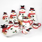 Ceramic Cups Ceramic Snowman Christmas Mug Hand Painted Coffee Tea Cup