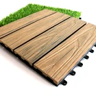 Wpc Wood Outdoor Wpc Wpc Composite Tile Wpc Wood Composite 3d Deep Embossing Outdoor Balcony Deck Tile