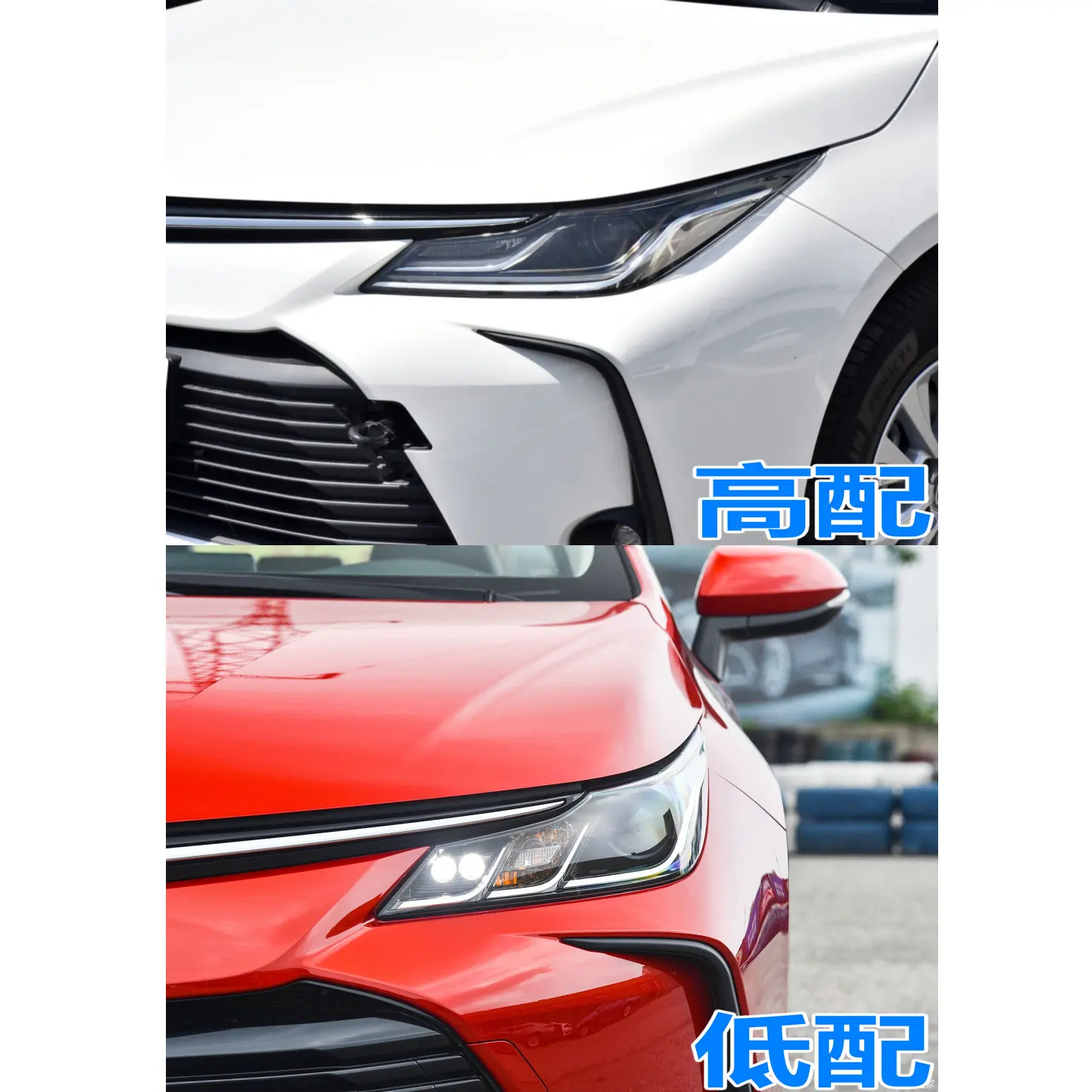 product yea auto car headlight housing black back base high low version for toyota corolla head light housing headlamp 2019 2020 2021-8