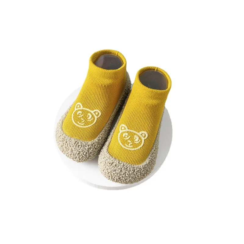 New material infant walking shoes soft rubber sole socks shoes baby anti slip floor shoes