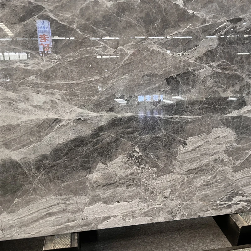 product customized polished serbia grey marble tile for bathroom wall and floor grey marble hotel lobby floor tiles-4