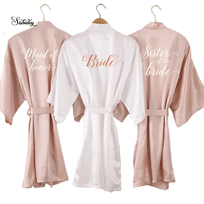 silk dressing gown wedding