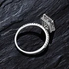 Engagement Ring Rings Ready To Ship High Quality Silver Jewellry Engagement Ring With High Carbon Diamond