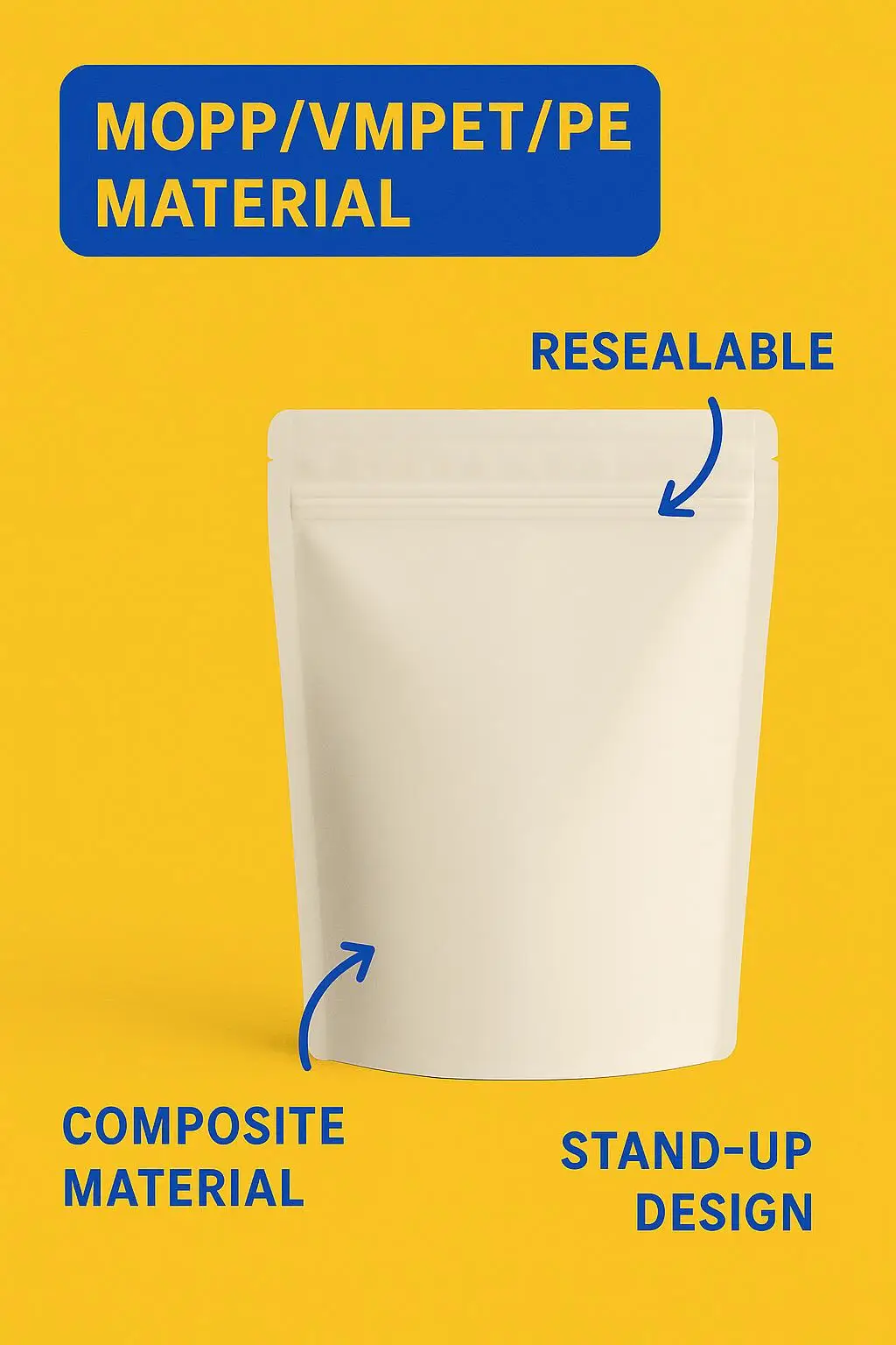 Resealable Stand Up Pouch for Pet Treats and Snacks - detail 4