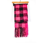 Print Scarves Double-Layer Winter Warm Classic Gift Box Polyester Print Scarf Luxury