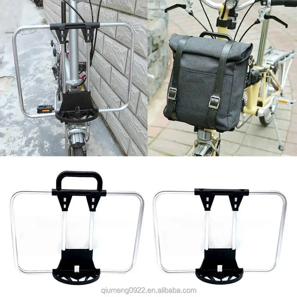 Rack For Folding Bike Front Carrier Block Backpack Bag Folding Bike