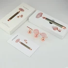 Beauty 2021 New Trend Beauty Bar 2 In 1 Face Beauty Equipment Vibrating Jade Facial Massage Roller