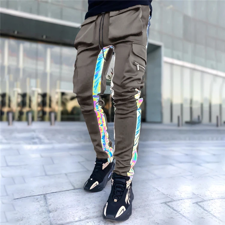 reflective mens joggers