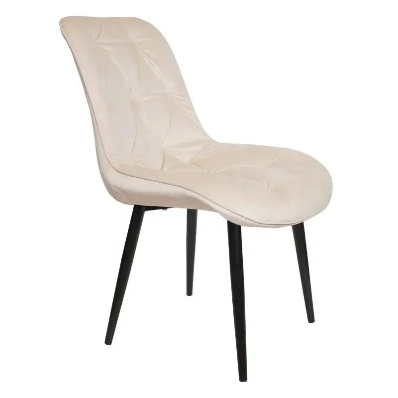 Wholesale Cheap Dining Room Chairs Living Room Chairs Upholstered Side Chairs with Soft Velvet Seat Backrest