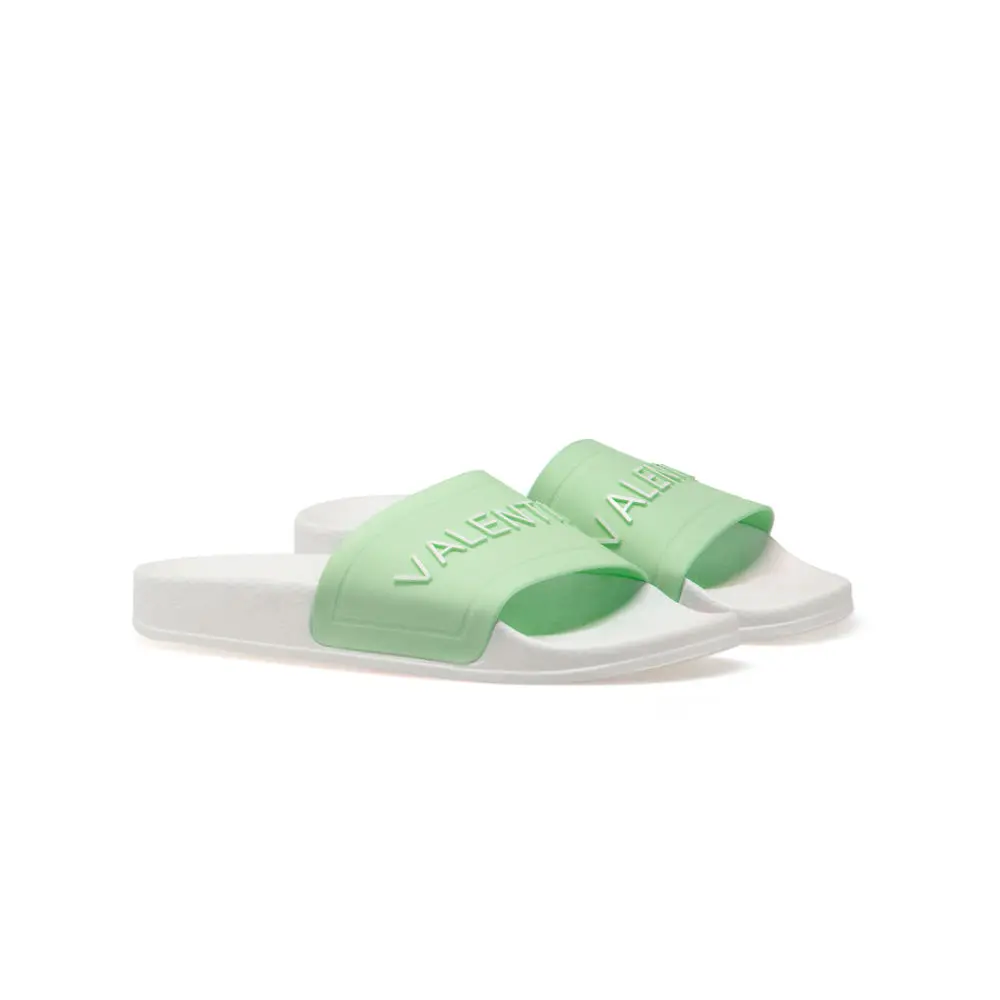Mujer Sandalias Planas De Dedo Rockstud Metalizadas Skin | Sandalias  Valentino · Sylvia Maguina
