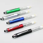 Pen Stylus Light Pen Promotional 3 In 1 Multifunctional Led Torch Light Pen With Stylus Light Tip Ball Pen