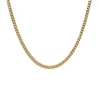 Genuine 18k Gold Hot Sale Genuine 18K Gold Cuban Chain Real 18k Gold Necklace Men Jewelry
