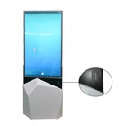 Player Digital Signage Advertising Wholesale Double Side Transparent Slim Digital Signage LCD Advertising Player