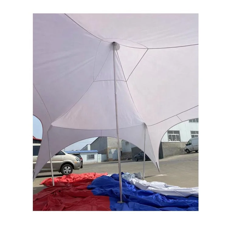 Customized size outdoor PVC vinyl tarpaulin 6m x 6m marquee capri tent for sale