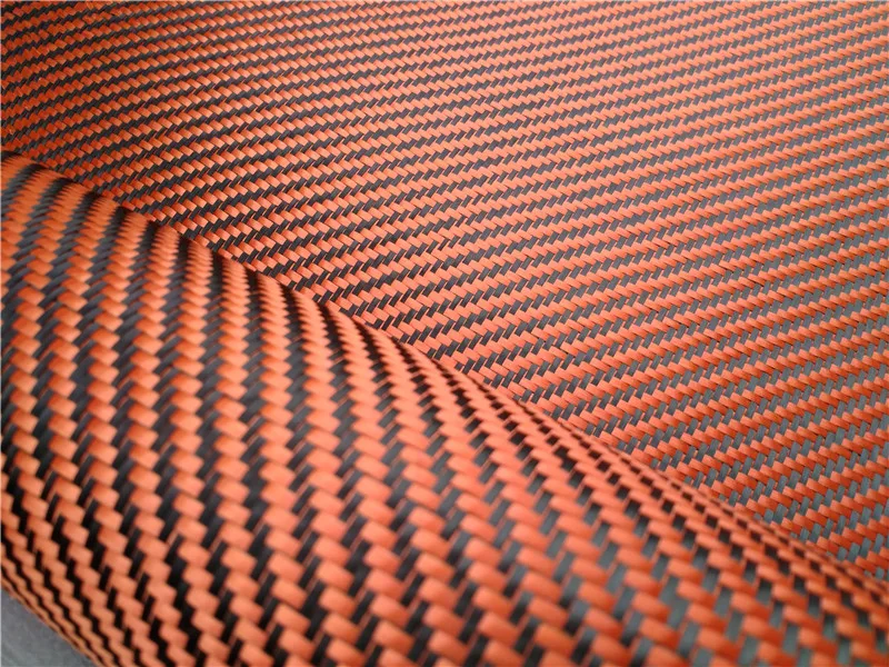 Colorful Carbon Fiber Fabric Flame Retardant Woven Durable for Car Outdoor Use Colorful Carbon Fiber Fabric Flame Retardant Woven Durable for Car Outdoor Use