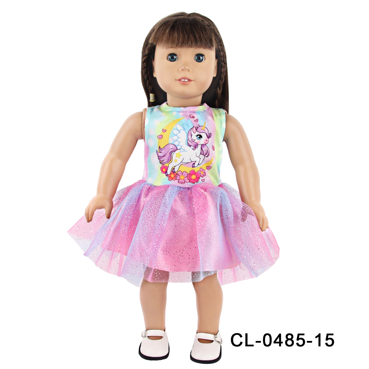 New 18 inch doll clothes doll dress American doll unicorn skirt