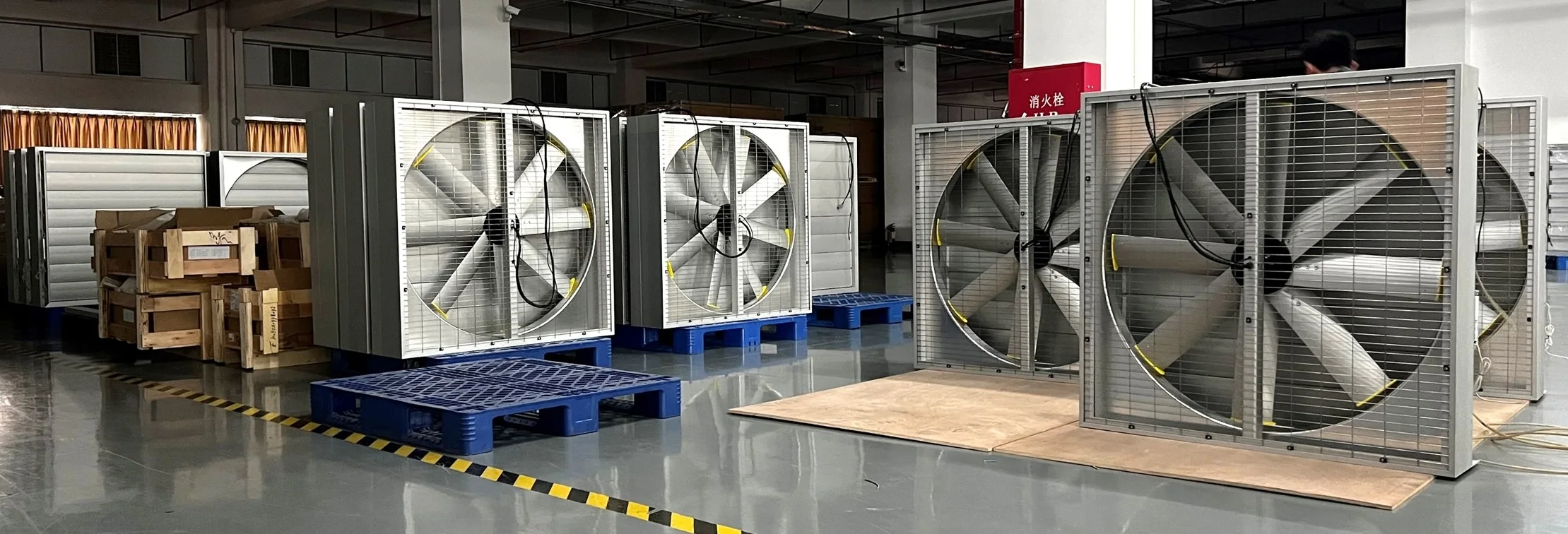 Cooling Axial Flow Fan, 1110W, Solar, Wall, HVAC - detail 14