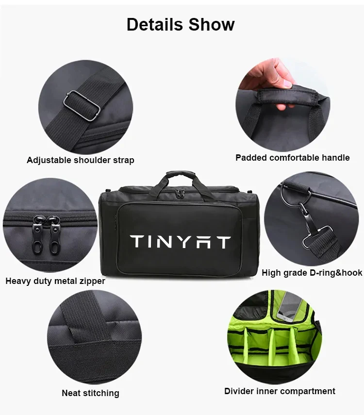 Fashion New Handbag Sports Foldable Waterproof Portable Gym Duffel Bag Custom Duffel Bag Men's and Women's Travel Bag details