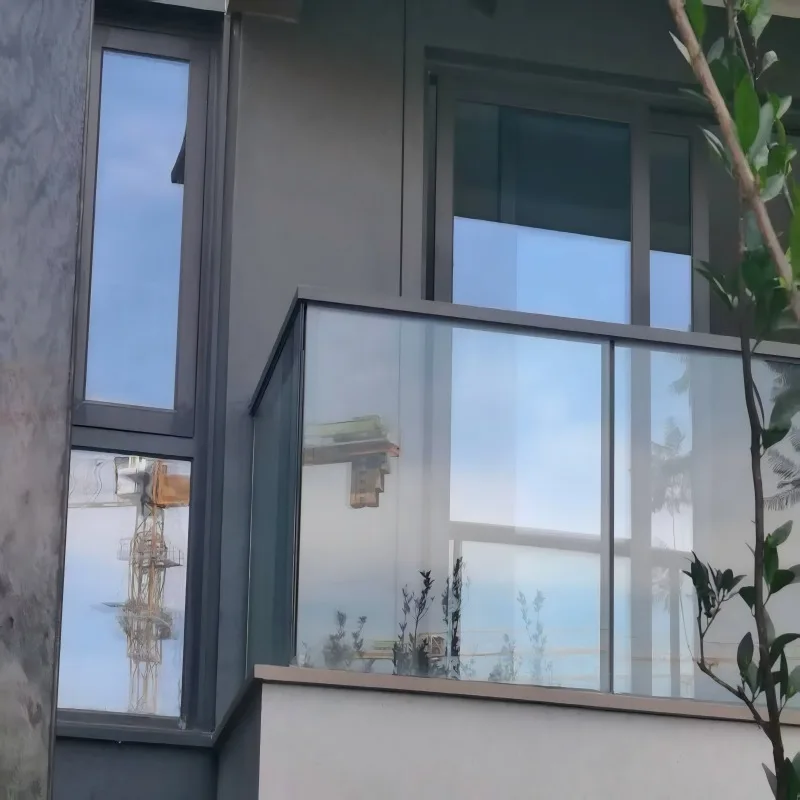 Custom Laser Cut Aluminum Balcony Railings Design Outdoor Powder Coated Collapsible Railing System details