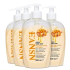 Hand Natural EANSN Liquid Hand Soap - Milk Honey With Natural Honey Milk Proteins- Pack Of 4 4 Bottles X 500ml