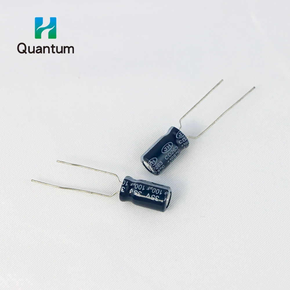 Factory Wholesale Standard Capacitor 35V100uF Electronic Component Capacitor
