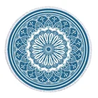 Printed Towel Towels Beach Custom Designer Logo Printed Summer Tropical Playa Sand Free Round Beach Towel