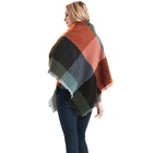 Scarf Custom Ladies Knitted Winter Hats And Shawl Infinity Scarf Set For Women Winter Scarves Fall Acrylic