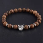 Wood Beads Bead Natural Wood Beads Cross Bracelets Onyx Meditation Prayer Bead Wooden Bracelet For Women