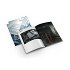 Printing Service Customized Hard Cover Brochure CMYK Printing Sailor Moon Menu Book Service