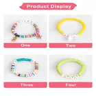 Beads 5000 Pcs Flat Round Polymer Clay Beads For Jewelry Making Bracelets Necklace Earring DIY Craft Kit