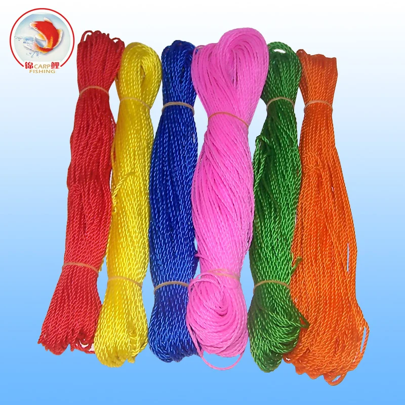 High Quality Plastic Twisted Braided Ropes Twine Nylon Pp Pe Polyester