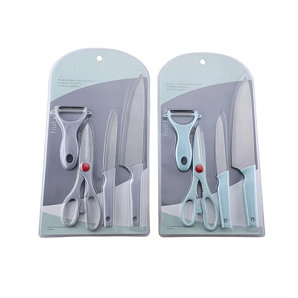 Best Seller Kitchen Home Chef Fruit Melon Grater Shears Four Sets Combination Knives