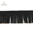 Tassel Colorful Tassel Wholesale Fashion Black Color Leather Tassel Trim