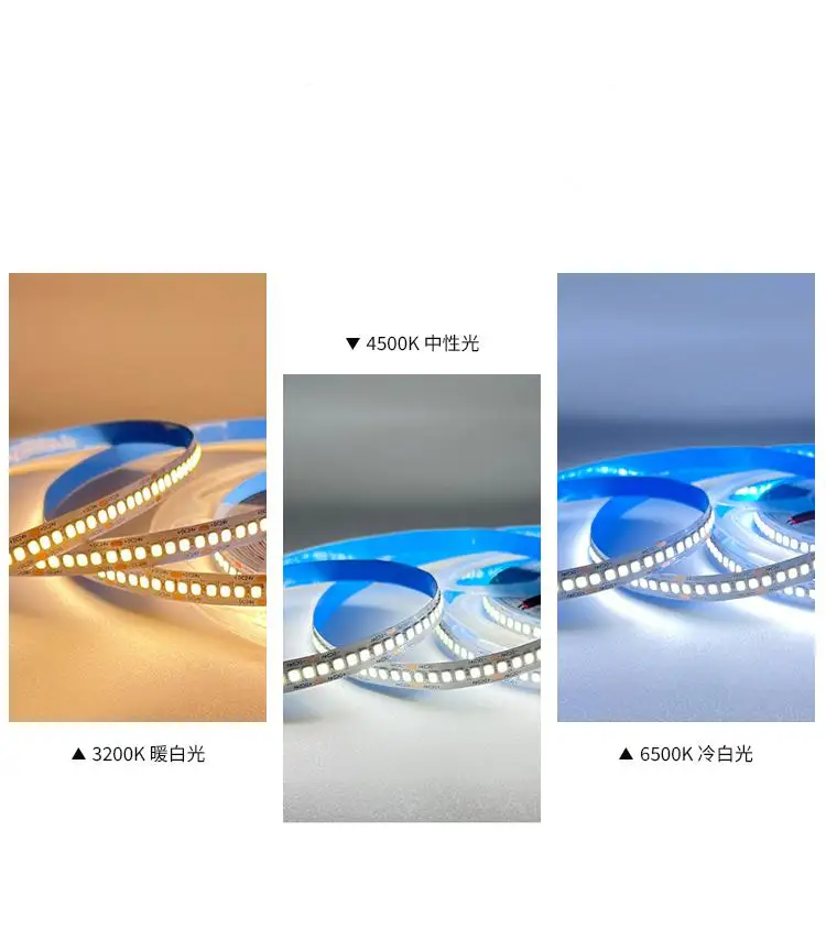 DC12V/24V Strip Light 5050 60LEDS/M 120LEDS/M Single Color 5050 Warm White/Neutral/Cold White