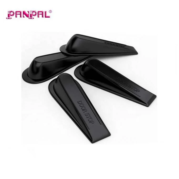 Heavy Duty Floor Rubber Door Stopper Security Door Stop Wedge Door Holder Furniture Accessory factory