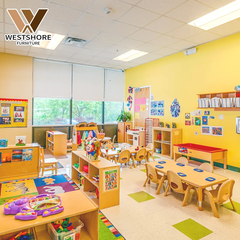 ホール ウェストショア就学前幼稚園教室家具用デイケア家具ベビー保育園家具セット就学前用品 Buy Wooden Children