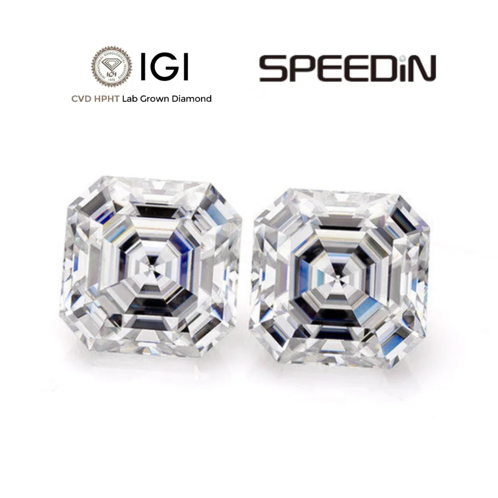 Lab Grown Diamond Igi Gia Certificate 1ct 2ct 3ct Vvs Synthetic Hpht