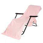 Chair Beach Designer Beach Towels OEM Specification Nice Touch Bright Color Long Chair Beach Towel