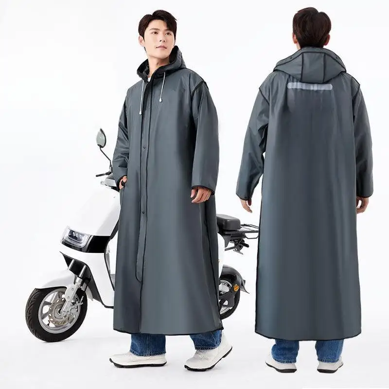 Wholesale Factory Direct Supply Electric Thickened ABS Plastic Motorcycle Raincoat-Business/Luxury Design Adjustable Waterproof