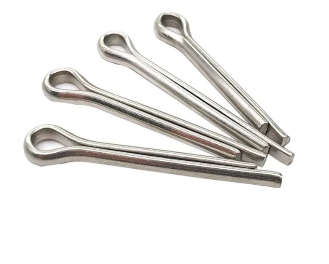 Customized Open Cotter Pin Spring Split Stainless Steel Elastic Hairpin Grade A2-70 GB Standard supplier