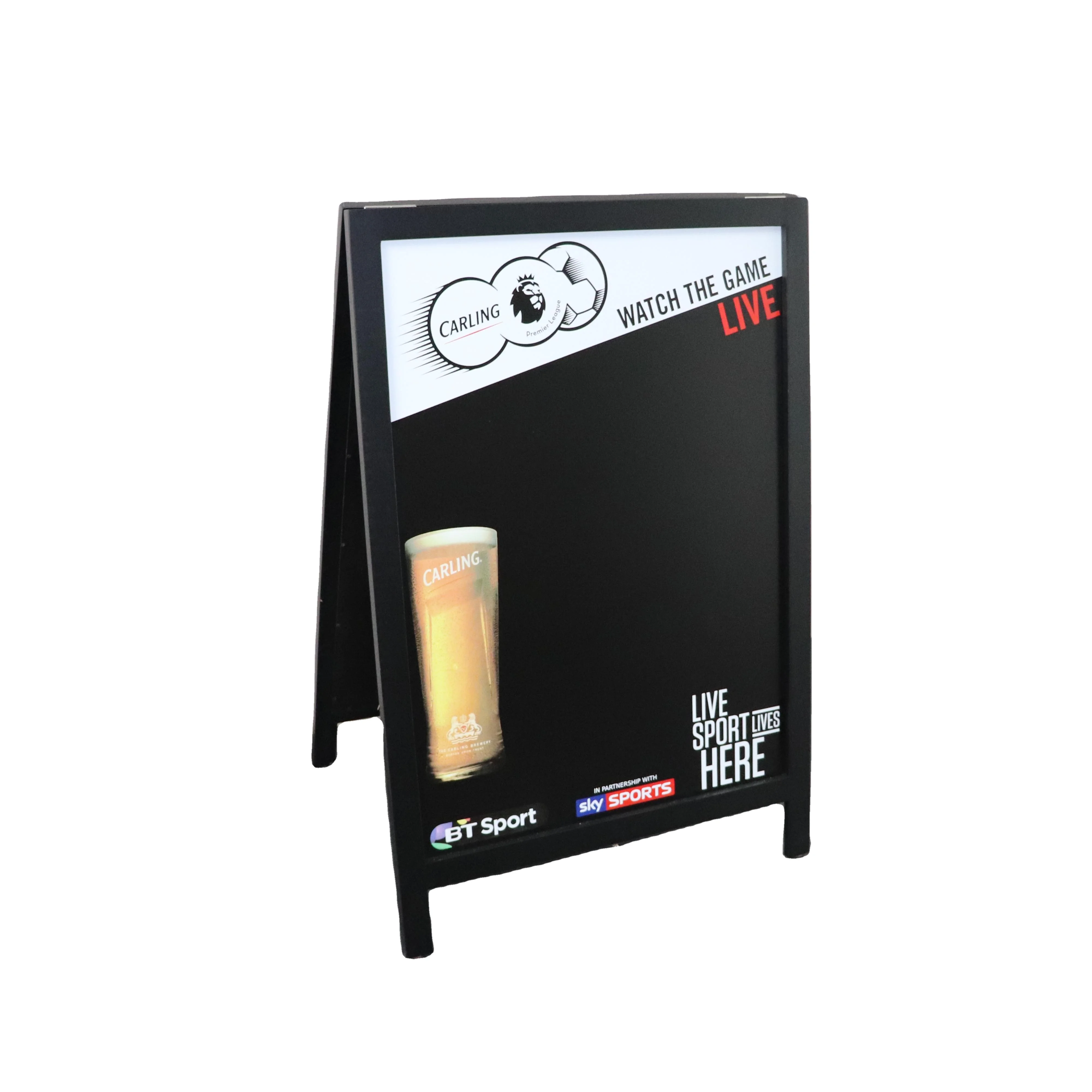 100cm Wood A-Frame Blackboard Chalkboard Cafe Bar Pub Promotion Menu Sign Board 