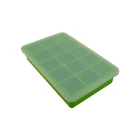 Ice Oem Bpa Free Silicone Ice Ball Tray With 15 Cavities Silicone Ice Cube Tray With Lid For Summer Use