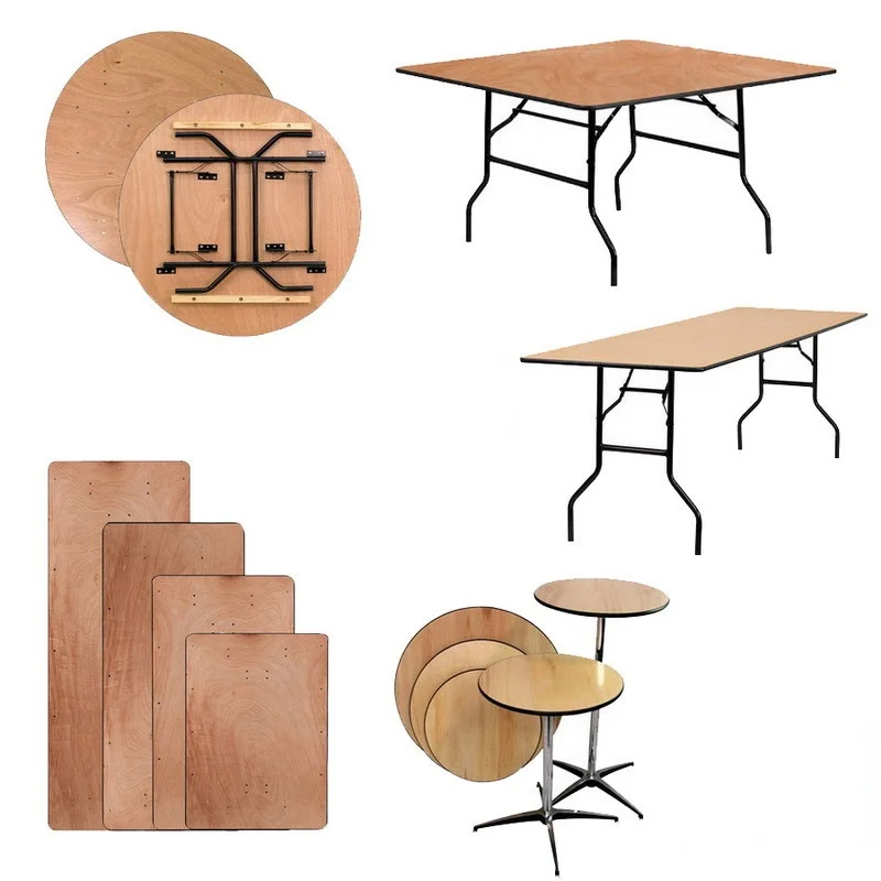 plywood foldable table A