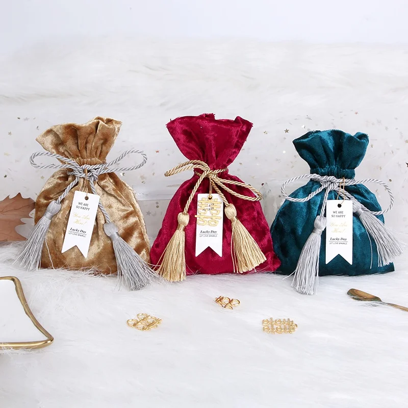 15 x 20 cm Velvet Gift Pouches Wedding Favour Bags Jewellery Pouch in 2 Colours!