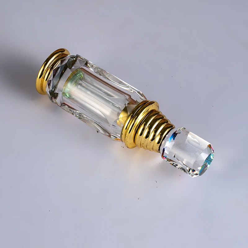 product small bridge new hot selling 6ml empty glass bottle high end elegant customizable crystal perfume bottle-5