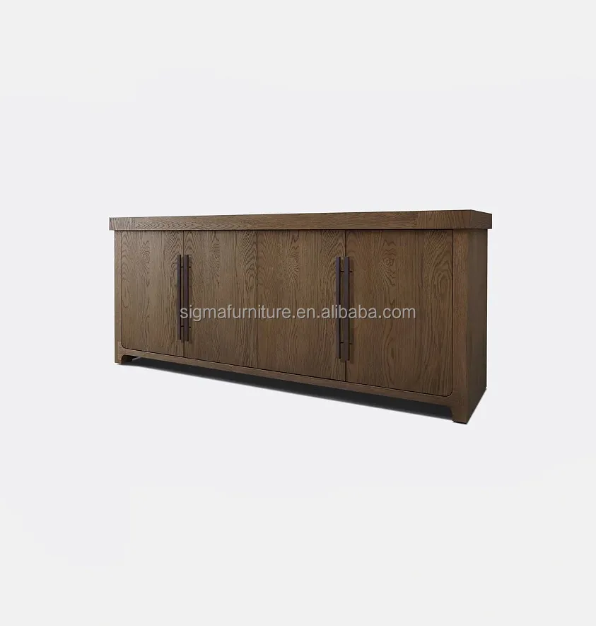 Living room storage Cabinet console table wood furniture dining room 4-door sideboard
