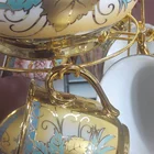 Tea Fine Home Dining Room Vintage Porcelain Tea Set Teapot Set Porcelain With Stand
