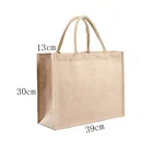 Recycle Shopping Bags Carry Bag Shopping Promotional Cheap Natural Recycle Carry Jute Shopping Bags