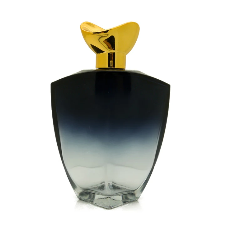 Frasco De Perfume Masculino De Vidro Vazio De Luxo De 100ml,Garrafa De  Embalagem Com Tampa De Ouro - Buy Embalagem Frasco De Perfume,Frasco De  Vidro Do Perfume Dos Homens,Perfume De Ouro Garrafa