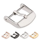 Strap Buckles Customized Size Silver Stainless Steel Brushed Watch Strap Buckles